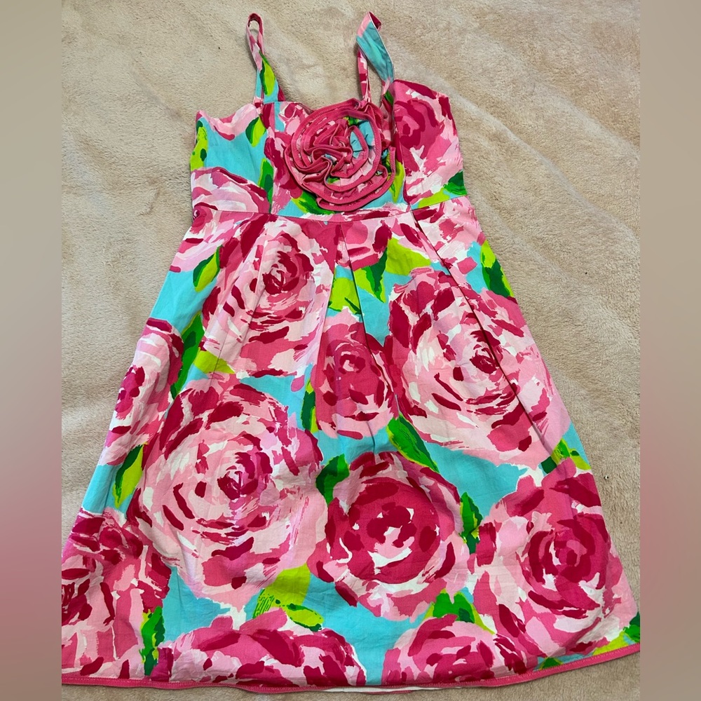 🌺 LILLY PULITZER🌺GIRLS🌺  FIRST IMPRESSION PINK🌺 SIZE 10🌺